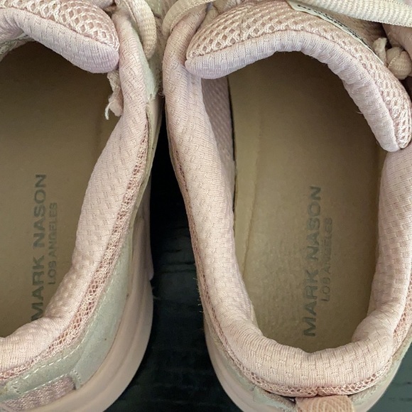 Mark Nason Los Angeles Light Pink Trinity Chunky Sneaker Size 8.5 - Picture 9 of 11